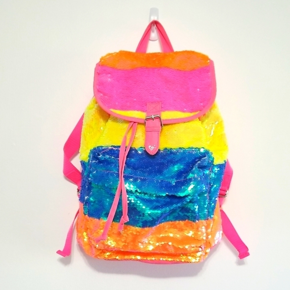 JUSTICE Rainbow back pack​​​​​​